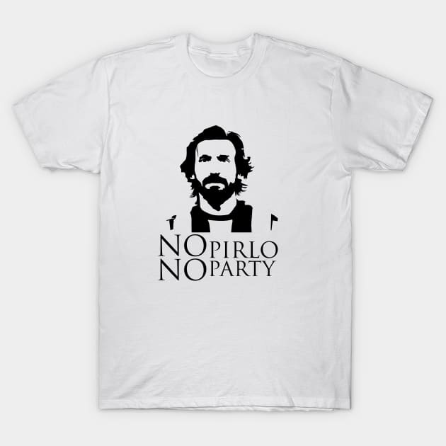 NO Pirlo NO Party T-Shirt by santymartinez8